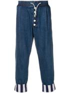 Sunnei Drop-crotch Trousers - Blue