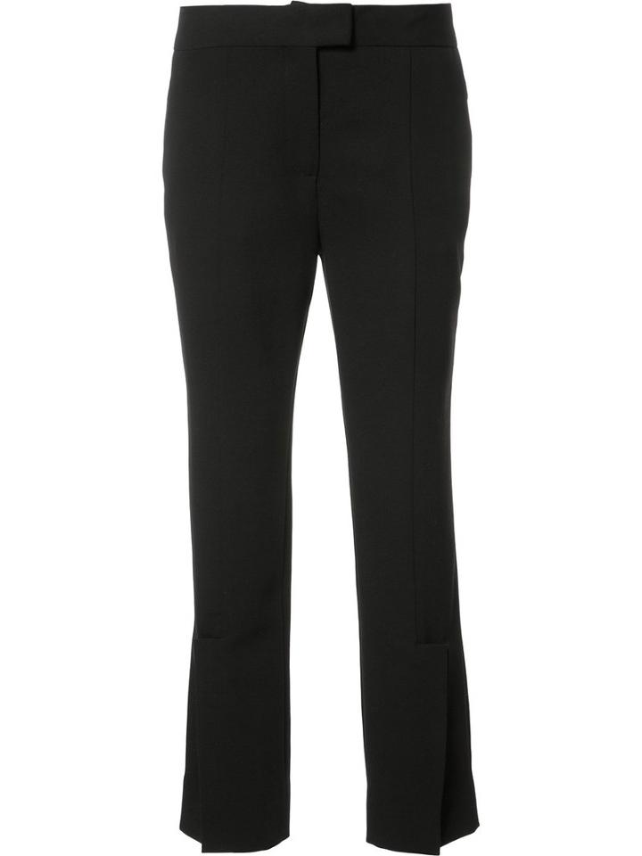 Christopher Kane Slim Trousers, Women's, Size: 40, Black, Virgin Wool