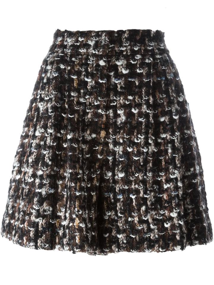 Dolce & Gabbana Bouclé A-line Shorts