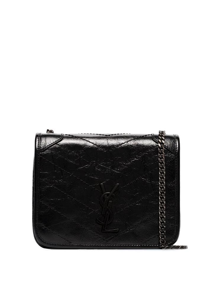Saint Laurent Niki Vintage-style Shoulder Bag - Black