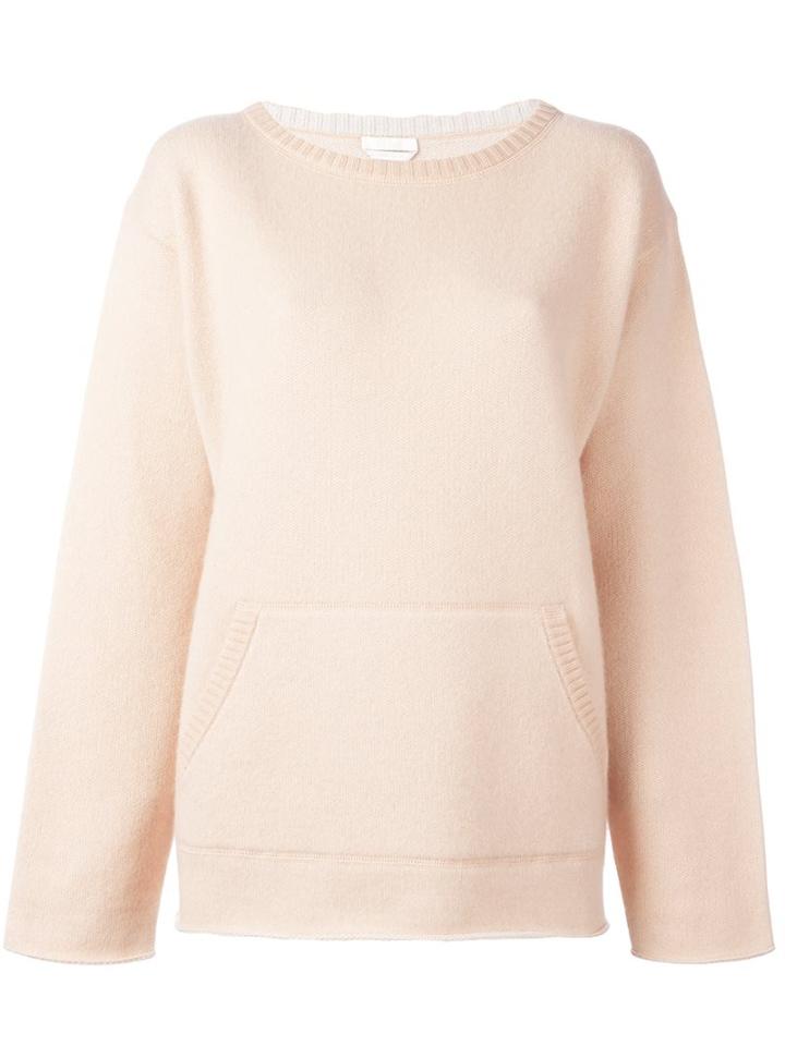 Chloé Pocket Jumper, Women's, Size: Medium, Pink/purple, Cashmere
