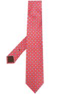 Church's Floral Print Tie - Red