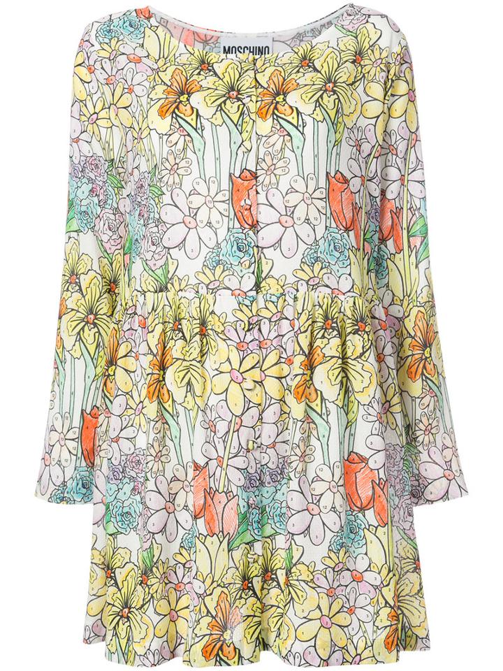 Moschino - Paint By Number Print Dress - Women - Cotton - 42, Cotton