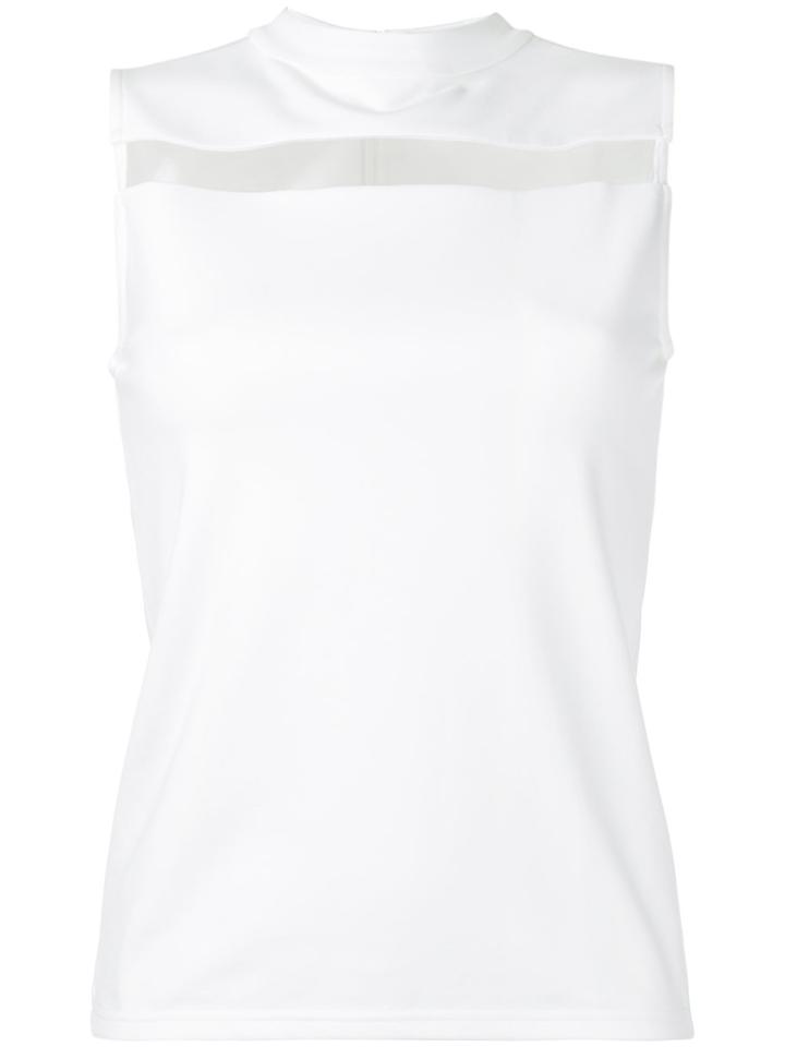 Alexander Wang Fringe And Stud Front Blouse - Black