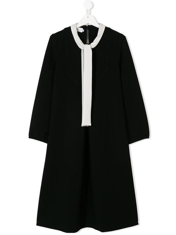 Señorita Lemoniez Teen Long-sleeve Dress - Black