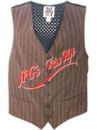 Jean Paul Gaultier Vintage Jpg's Pin Up Print Waistcoat