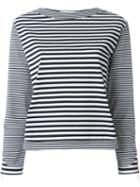 Stella Mccartney Striped Sweater, Women's, Size: 44, White, Cotton