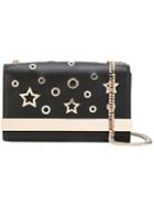 Philipp Plein - Metallic Embellished Shoulder Bag - Women - Leather - One Size, Women's, Black, Leather