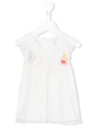 Chloé Kids - Lace And Tulle Dress - Kids - Cotton - 36 Mth, White