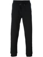Mcq Alexander Mcqueen Block Thread Print Track Pants, Men's, Size: Medium, Black, Cotton