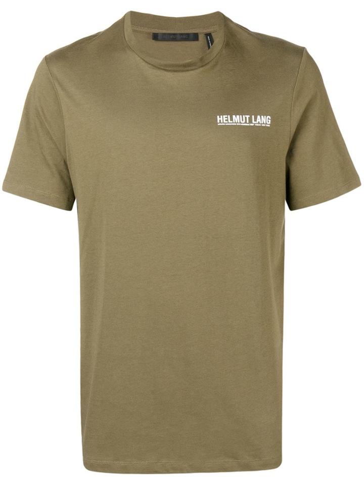 Helmut Lang Logo T-shirt - Green