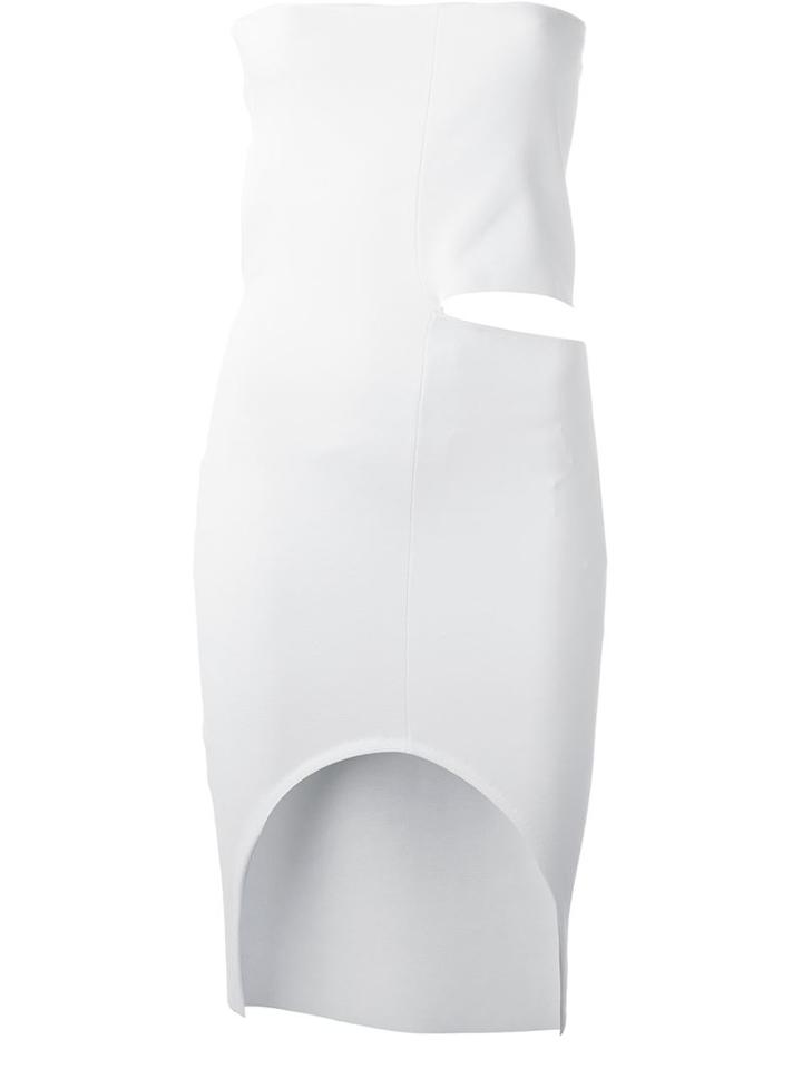 Stella Mccartney Cut Out Detail Strapless Dress