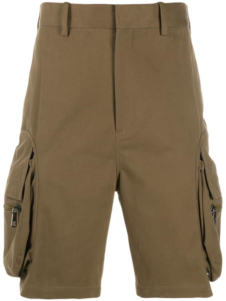 Neil Barrett Cargo Shorts - Green