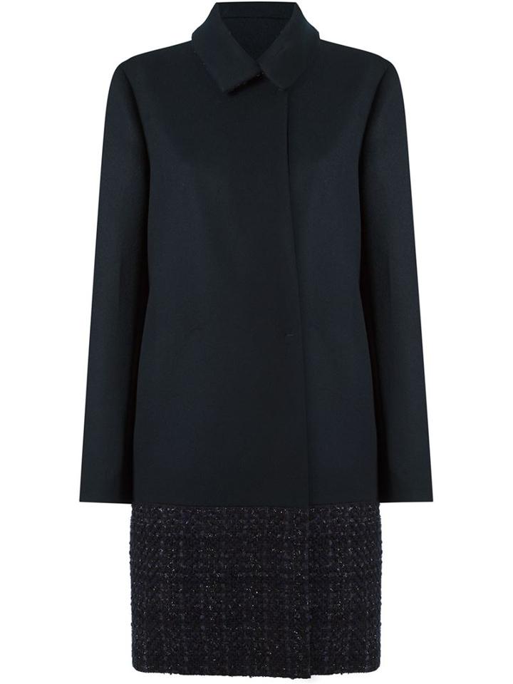 Gloria Coelho Tweed Panel Coat