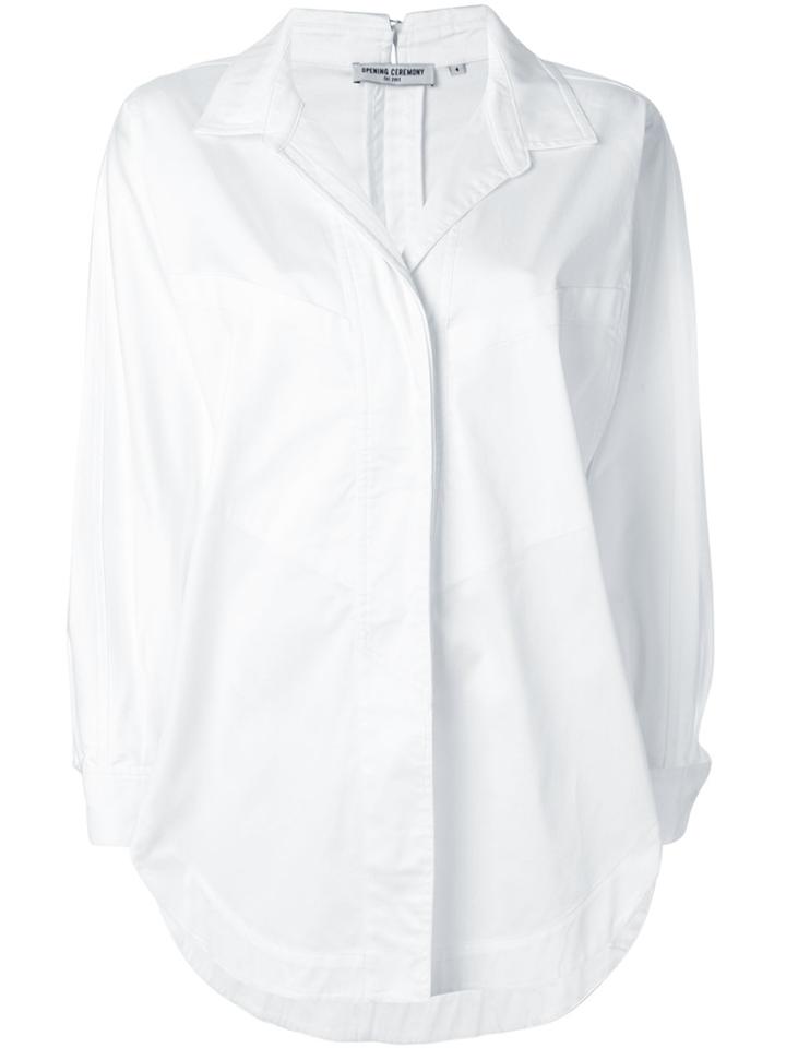 Opening Ceremony Long-sleeve Fitted Shirt - White
