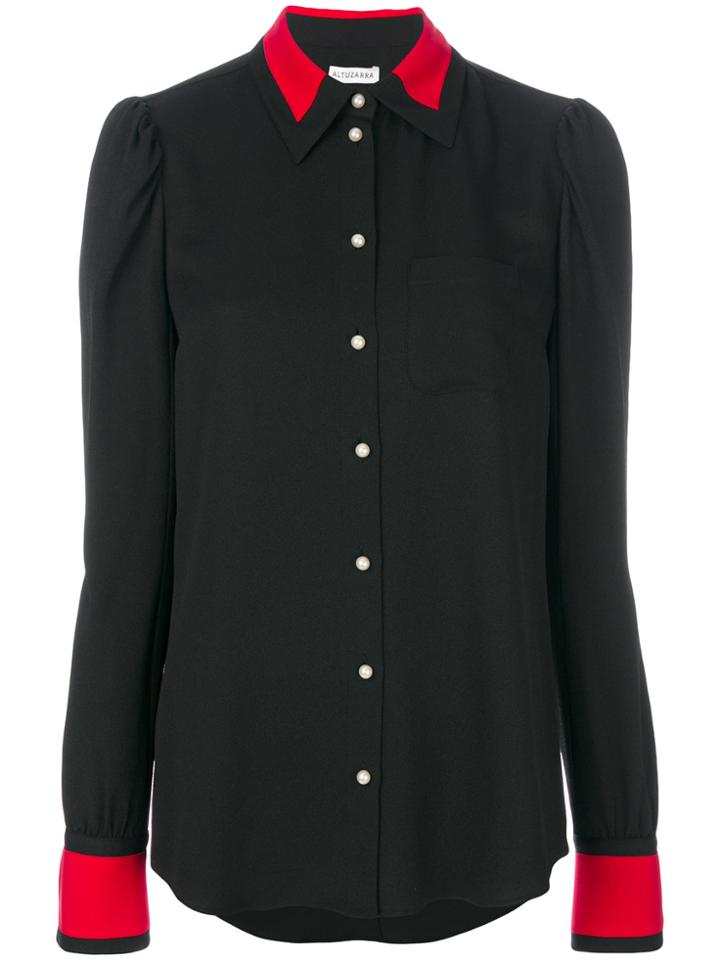 Altuzarra Contrast Detail Shirt - Black