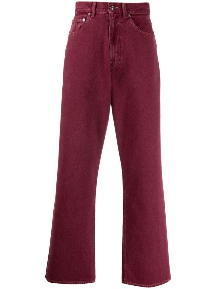 Our Legacy Third Cut Straight-leg Jeans - Red