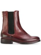 Sartori Gold Chelsea Boots - Red