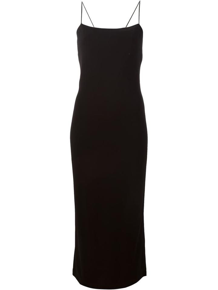 T By Alexander Wang Cross Strap Midi Dress