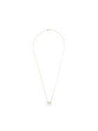 Dana Rebecca Designs M Initial Pendant Necklace - Gold