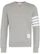 Thom Browne Crew-neck 4-bar Sweatshirt - Grey