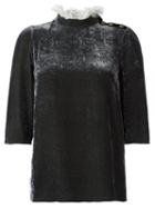 Philosophy Di Lorenzo Serafini Velvet Blouse