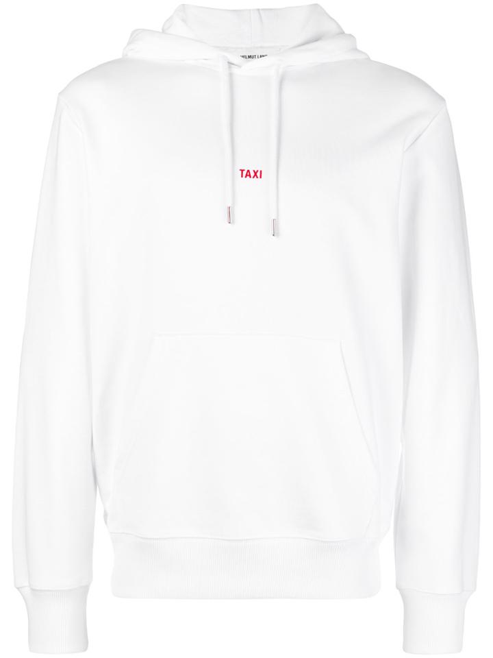 Helmut Lang Taxi Hoodie - White