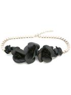 Elie Saab Floral Chain Belt - Metallic