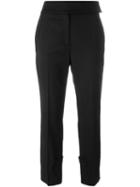 Dorothee Schumacher 'cool Ambition' Cropped Trousers, Women's, Size: 2, Black, Spandex/elastane/acetate/viscose/virgin Wool