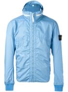 Stone Island Soft Shell Jacket, Men's, Size: Medium, Blue, Polyamide/polyurethane Resin