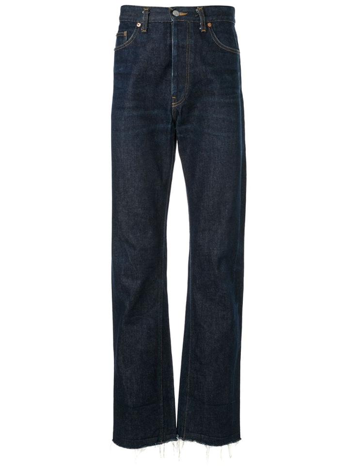 Helmut Lang Pre-owned 1996 Ring Jeans - Blue
