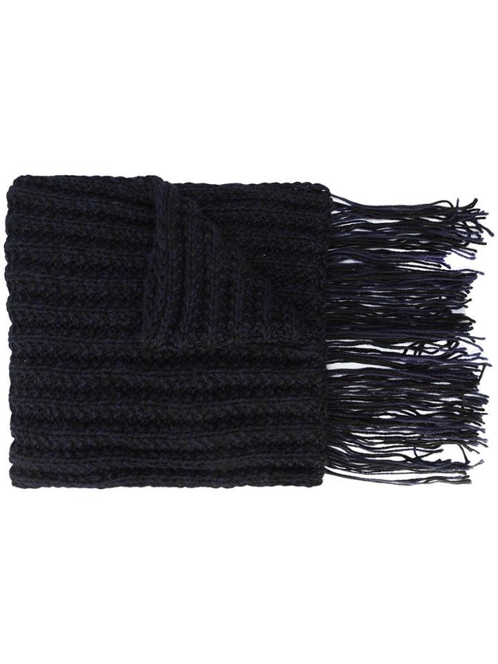 Voz Micro Pattern Scarf - Blue