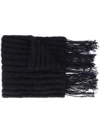 Voz Micro Pattern Scarf - Blue