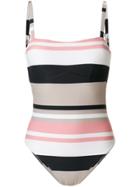 Asceno Striped Swimsuit - Multicolour