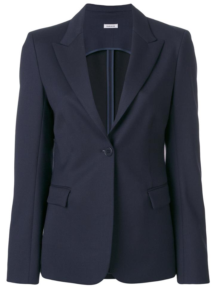 P.a.r.o.s.h. Fitted Blazer - Blue