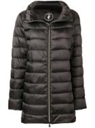 Save The Duck Zipped Padded Coat - Brown