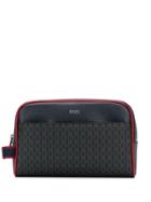 Boss Hugo Boss Printed Monogram Wash Bag - Blue