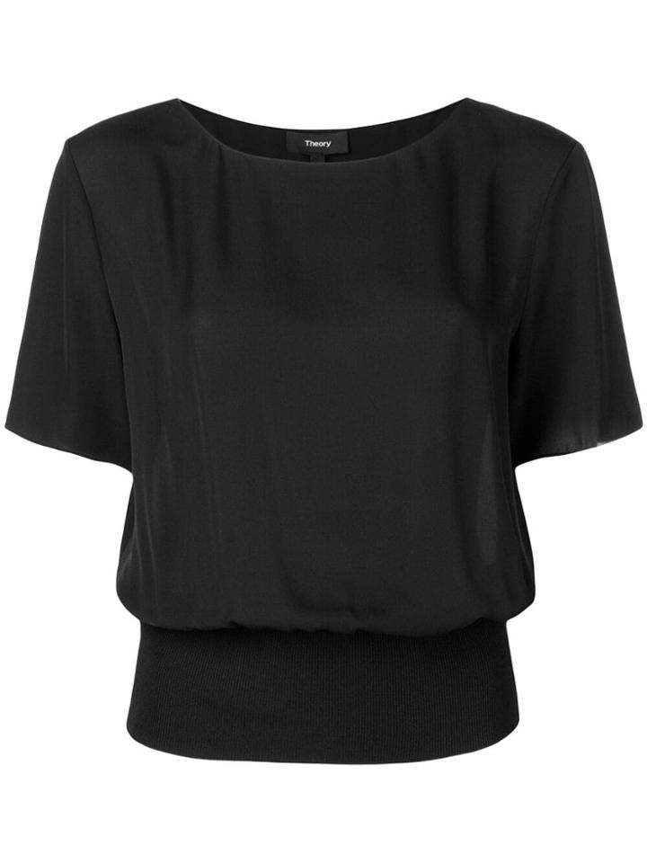 Theory Cropped T-shirt - Black