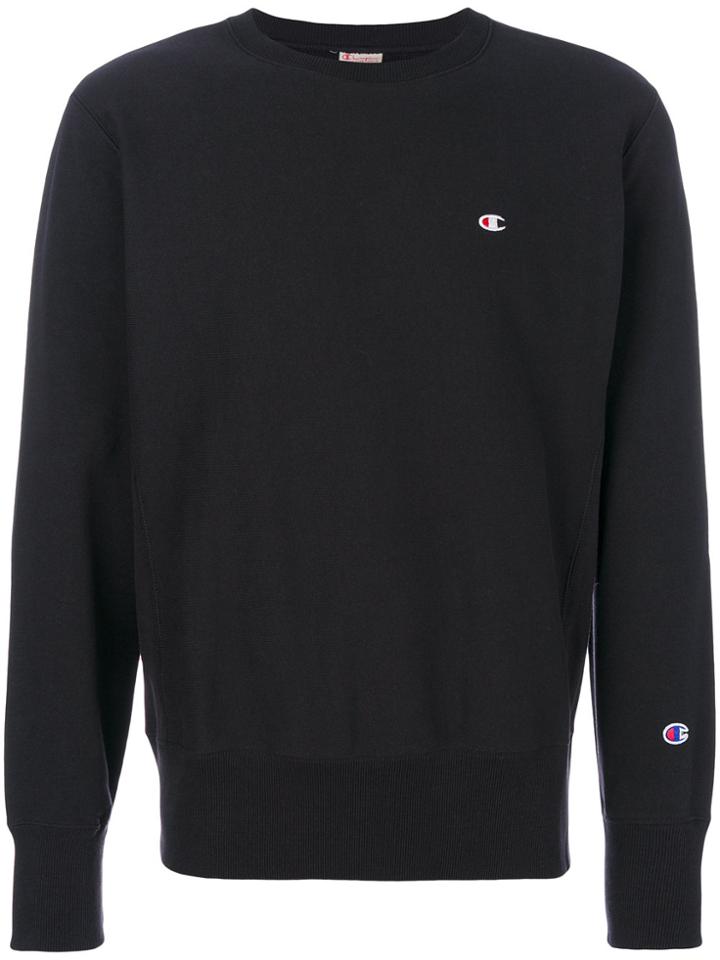 Champion Crew Neck Sweatshirt - Black