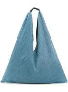 Mm6 Maison Margiela Norma Big Tote Bag - Blue