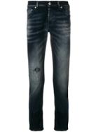 Dondup Mius Distressed Slim-fit Jeans - Blue