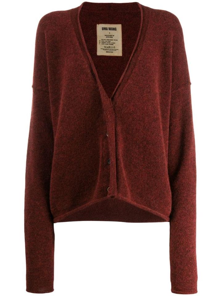 Uma Wang Loose-fit Cardigan - Red