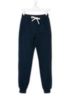 No21 Kids Front Pocket Lounge Trousers - Blue