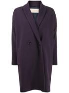 Circolo 1901 Double-breasted Coat - Purple