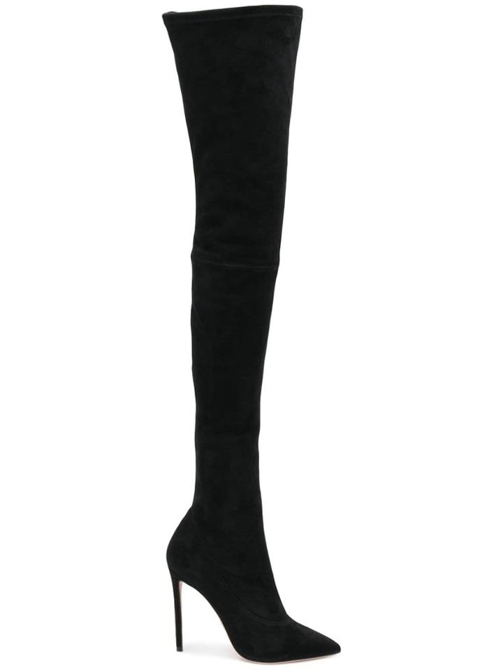 Oscar Tiye Lama Thigh-high Boots - Black
