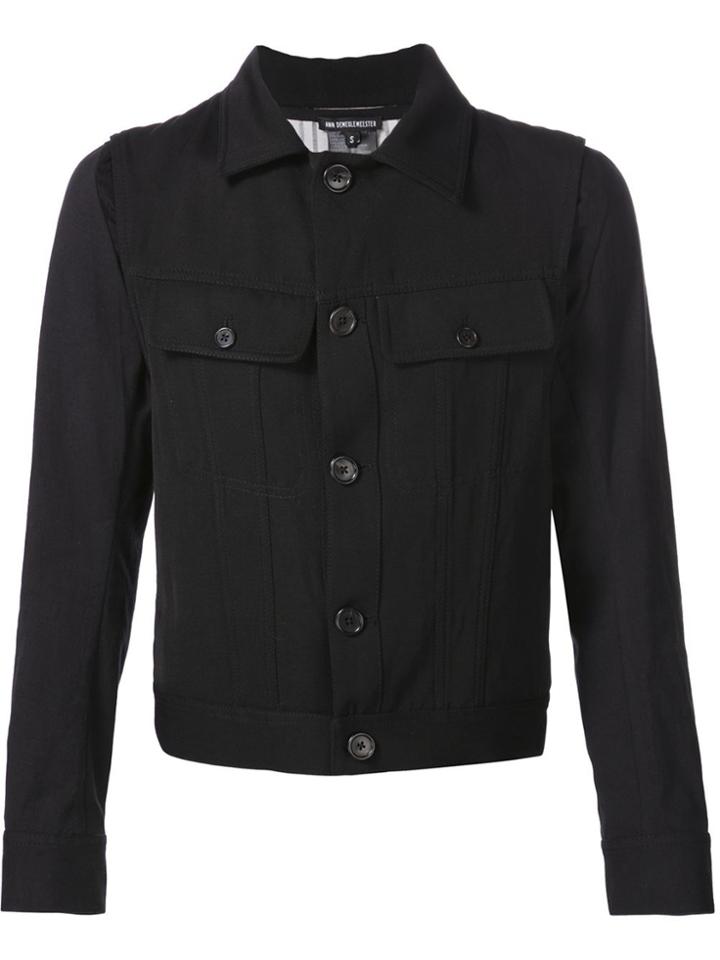 Ann Demeulemeester Chest Pocket Jacket - Black