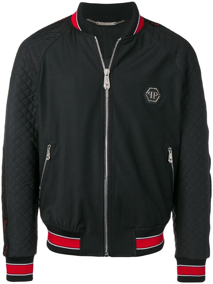 Philipp Plein Lightweight Bomber Jacket - Black
