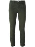 J Brand Cropped Jeans, Women's, Size: 28, Green, Cotton/spandex/elastane/lyocell