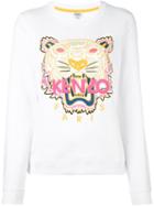 Kenzo 'tiger' Sweatshirt, Women's, Size: Small, White, Cotton