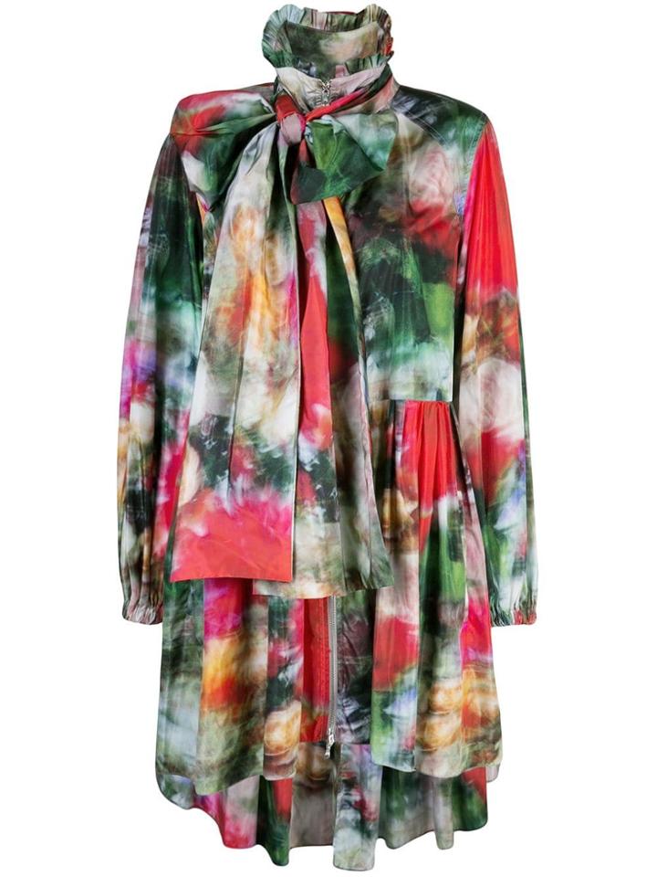 Adam Lippes Oversized Floral Print Jacket - Multicolour
